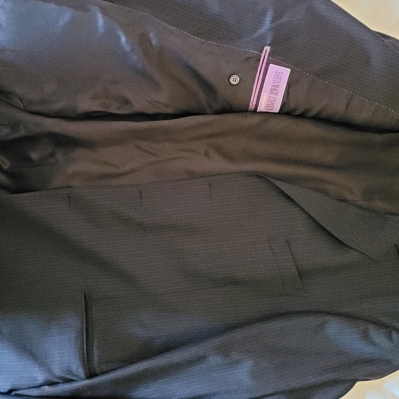 2 Piece Earvine Magic Johnson Suit 40 Black Stripe - Picture 6 of 6